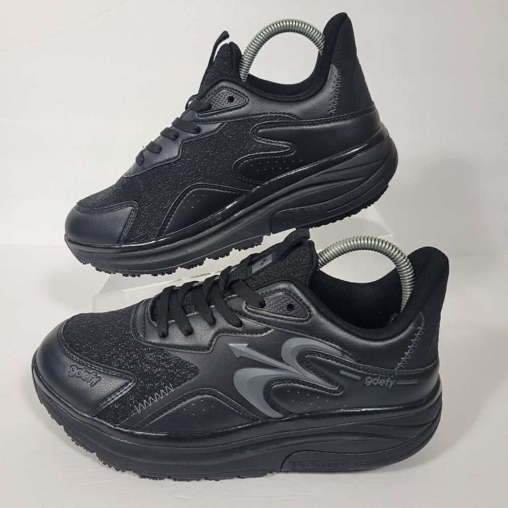 GDEFY Gravity Defyer Energiya Black Athletic Shoes Men Size 8 TB9037FBL-M - Picture 4 of 9